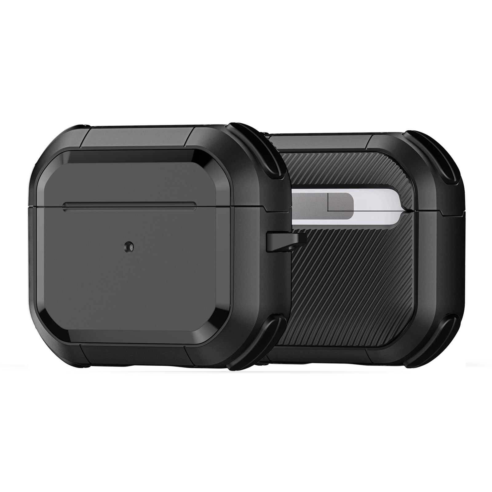 DUX DUCIS PECA Series for Apple AirPods 3 Protective Case with Carabiner Earbuds Cover DUX DUCIS PECA Series for Apple AirPods 3 Protective Case with Carabiner Earbuds Cover